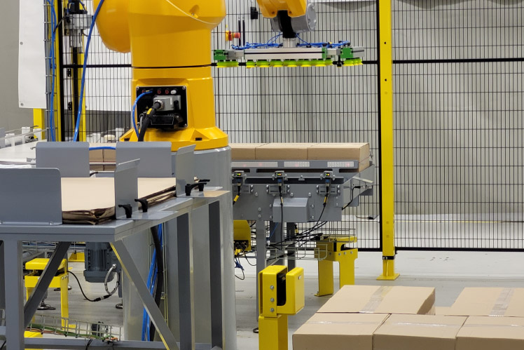 Paletyzery - coboty do pakowania wdrażanie robotyzacji przemysłowej